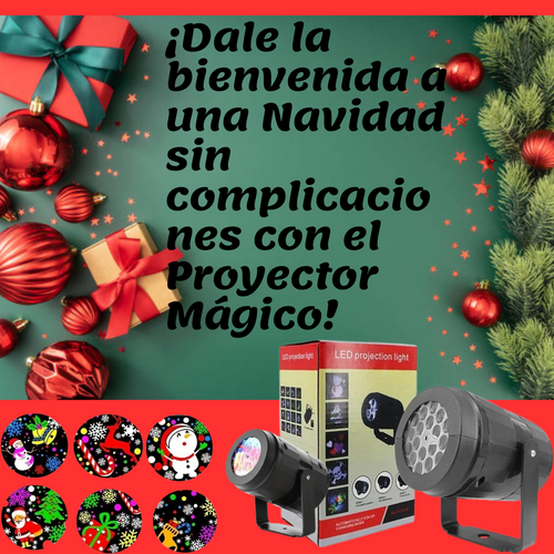 PROYECTOR MAGICO NAVIDEÑO!